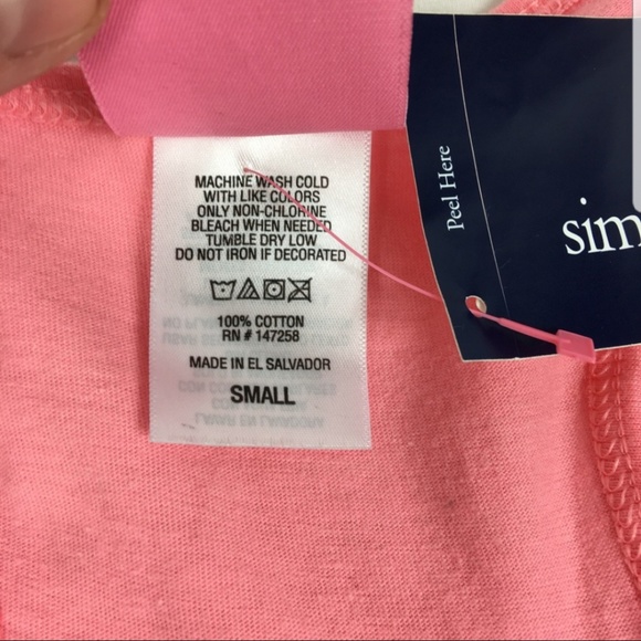 Simply Southern Racerback Scalloped Trim Tank Top - Picture 4 of 7